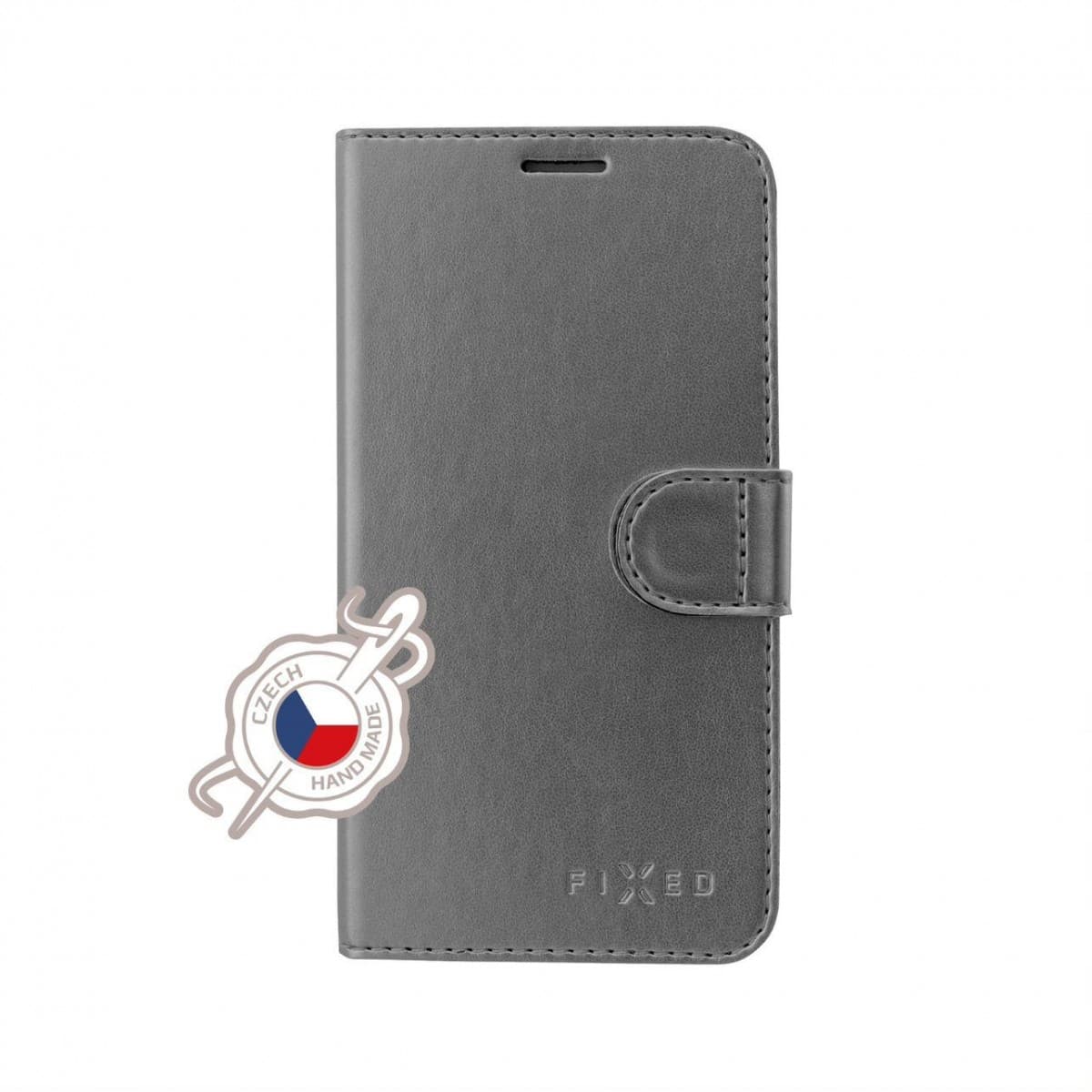 Pouzdro typu kniha FIXED FIT Shine pro Apple iPhone 13 Pro Max, antracitové - náhled 1