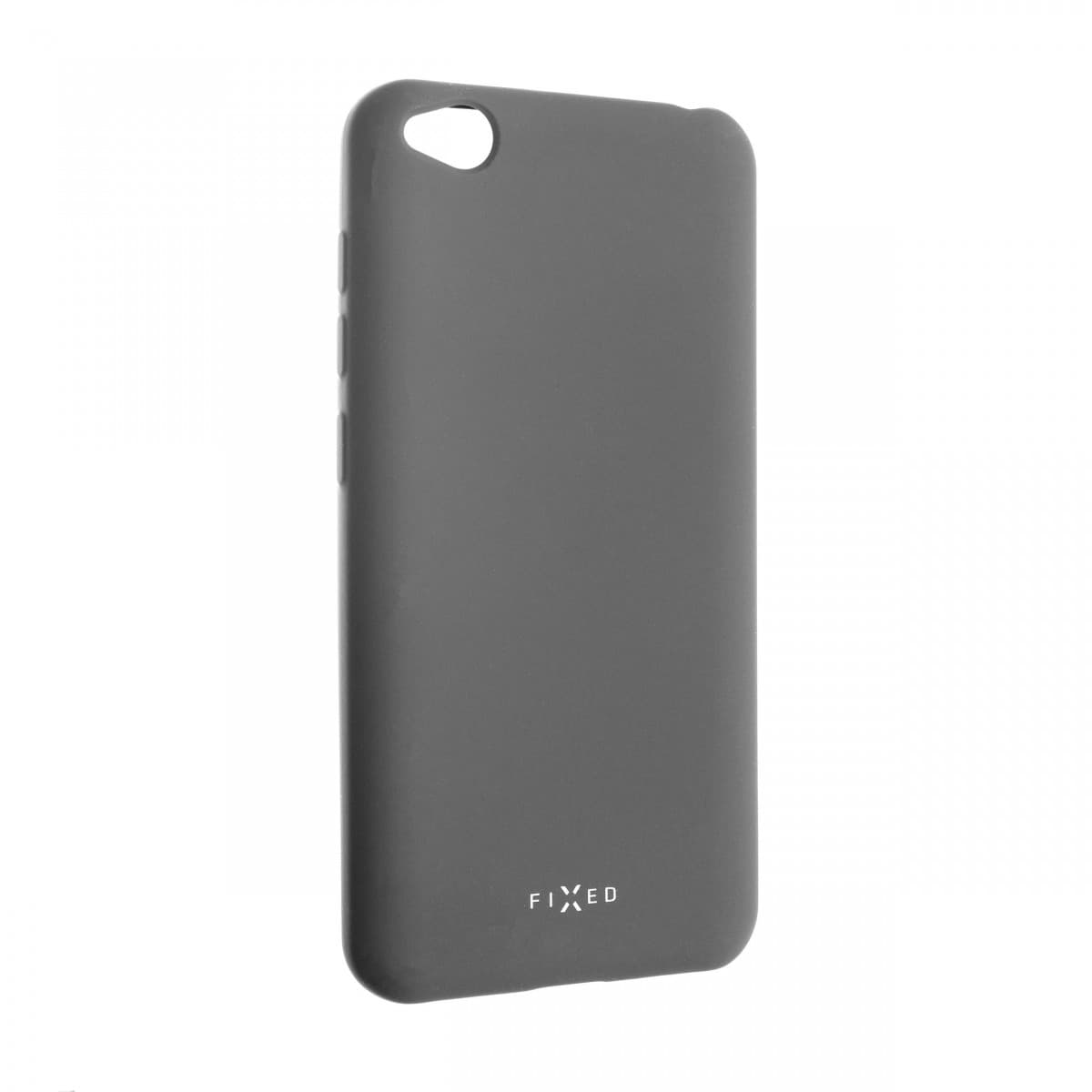 Zadní pogumovaný kryt FIXED Story pro Xiaomi Redmi Go, šedý - náhled 1