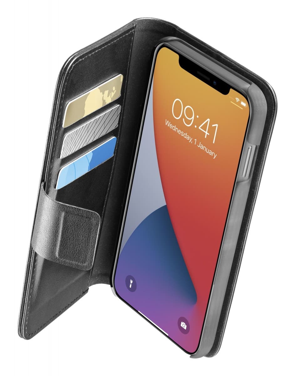 Pouzdro typu kniha Cellularline Book Agenda 2 pro Apple iPhone 12 Pro Max, černé - náhled 1