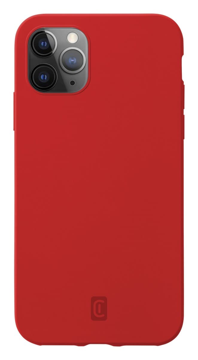 Ochranný silikonový kryt Cellularline Sensation pro Apple iPhone 12 Pro Max, červený - náhled 1