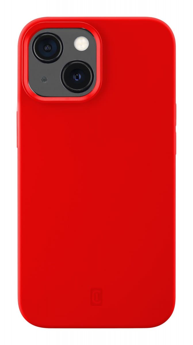 Ochranný silikonový kryt Cellularline Sensation pro Apple iPhone 13 Mini, červený - náhled 1