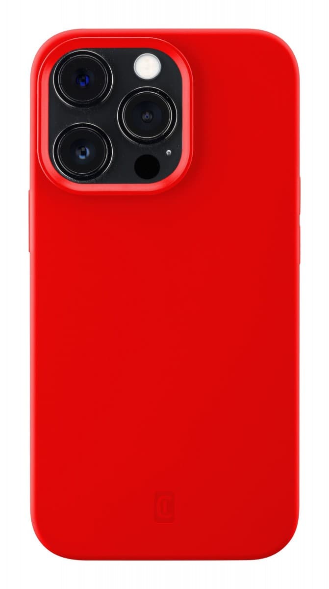 Ochranný silikonový kryt Cellularline Sensation pro Apple iPhone 13 Pro Max, červený - náhled 1