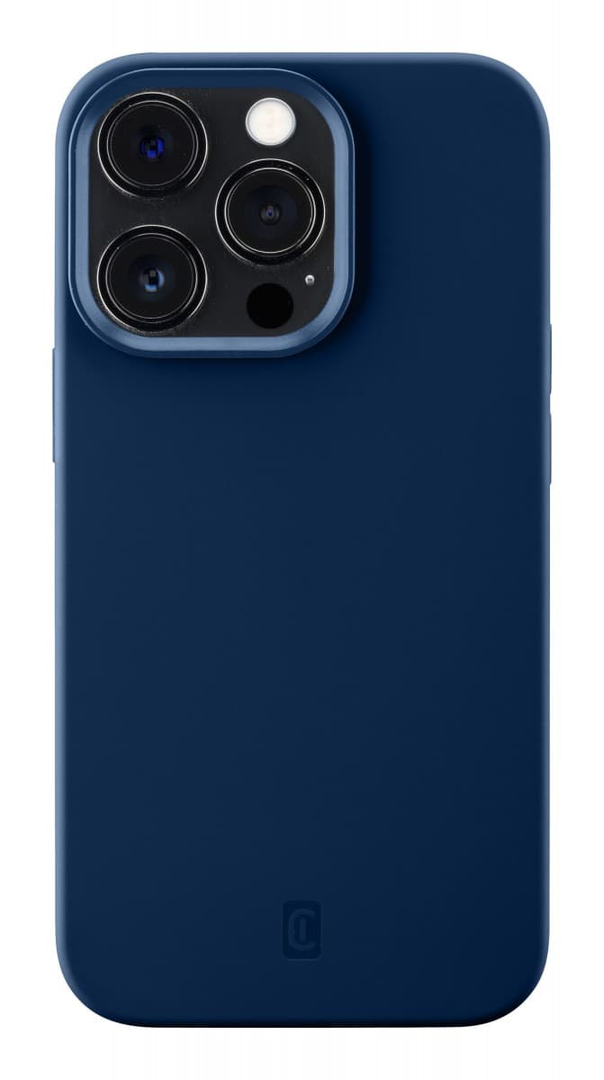 Ochranný silikonový kryt Cellularline Sensation pro Apple iPhone 13 Pro Max, modrý - náhled 1