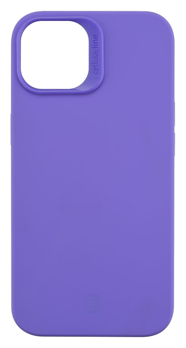 Ochranný silikonový kryt Cellularline Sensation pro Apple iPhone 14, fialový - náhled 1