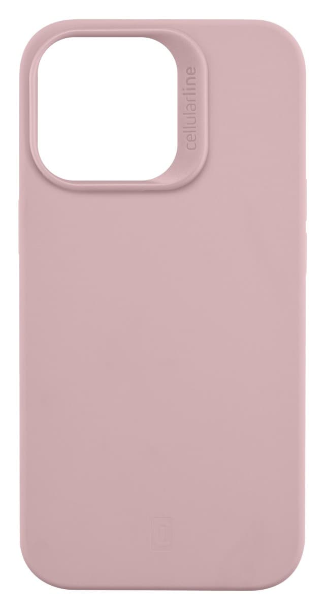Ochranný silikonový kryt Cellularline Sensation pro Apple iPhone 14 PRO, růžový - náhled 1