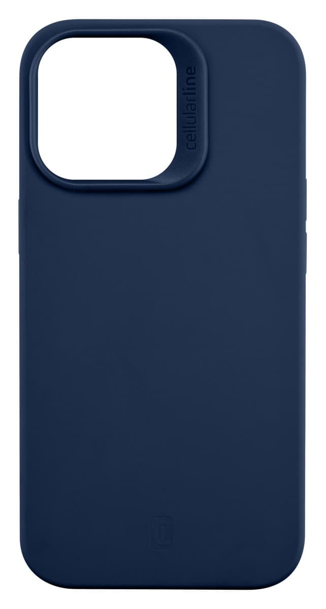 Ochranný silikonový kryt Cellularline Sensation pro Apple iPhone 14 PRO MAX, modrý - náhled 1