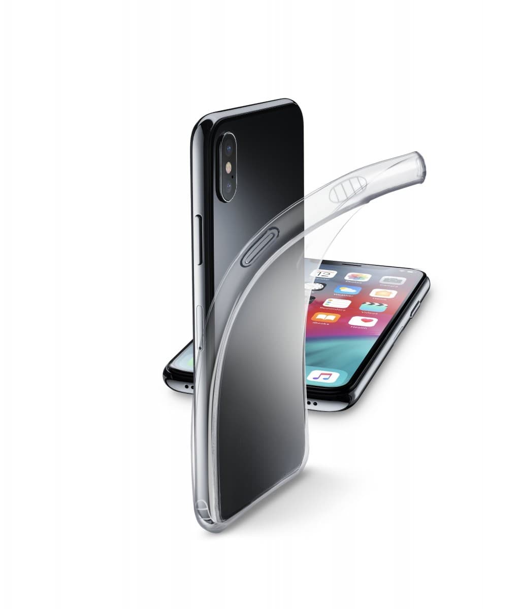 Extratenký zadní kryt CellularLine Fine pro Apple iPhone XS Max, transparentní - náhled 1