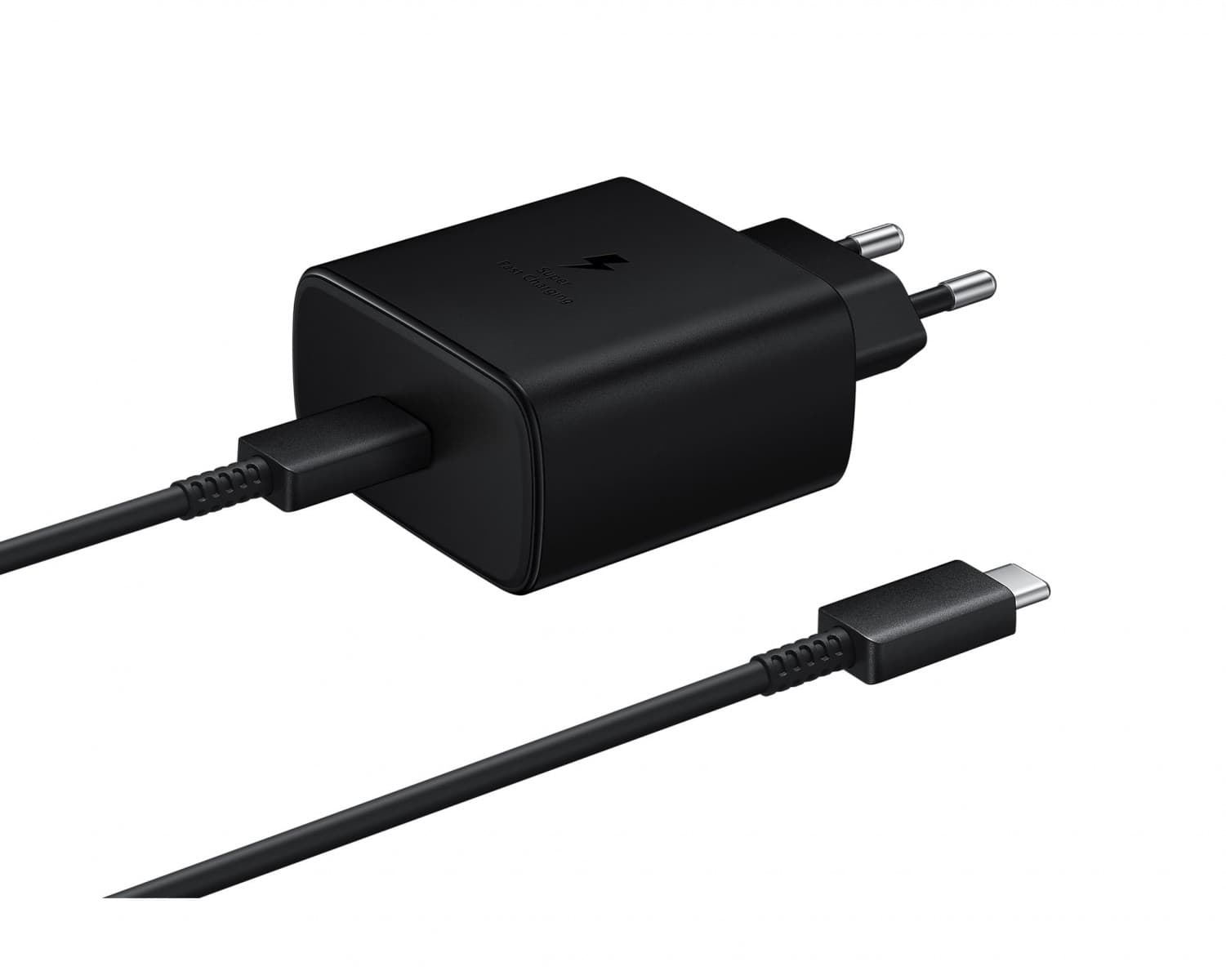 EP-TA845EBE + EP-DW767JBE Samsung Quickcharge 45W Cestovní nabíječka Black (OOB Bulk) - náhled 1