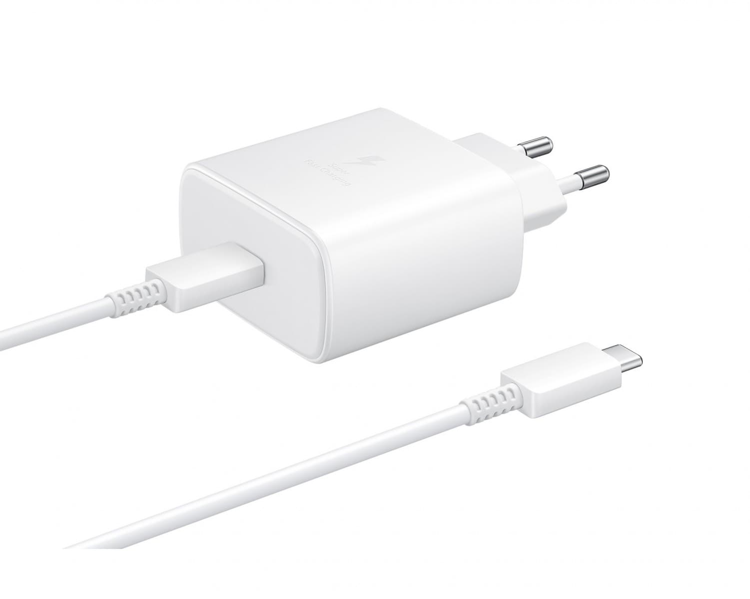 EP-TA845EWE + EP-DW767JWE Samsung Quickcharge 45W Cestovní nabíječka White (OOB Bulk) - náhled 1