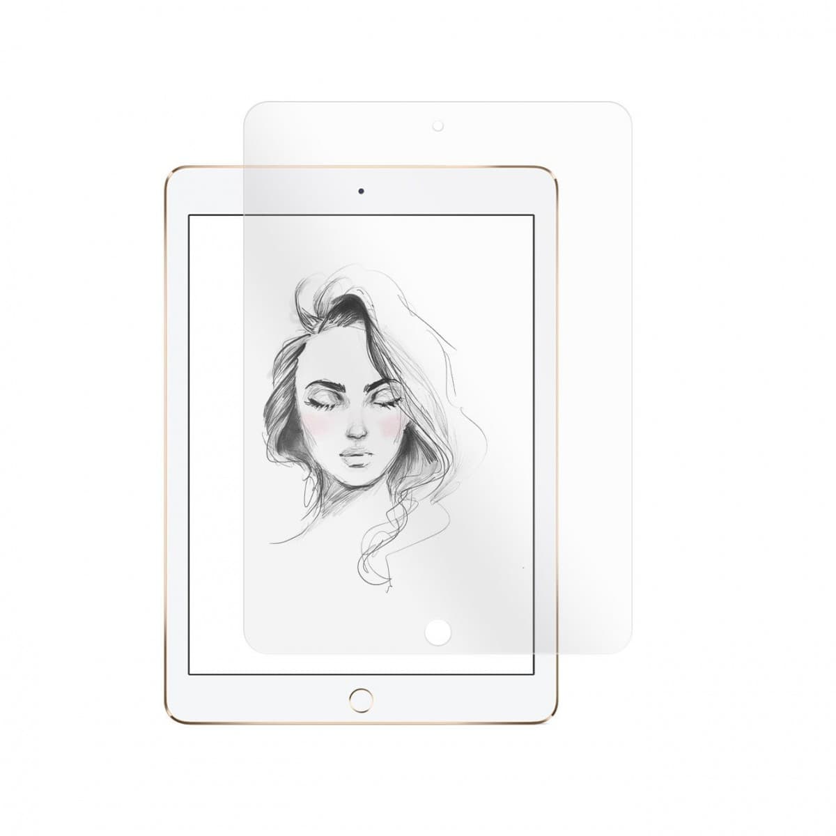 Ochranné tvrzené sklo FIXED PaperGlass Screen Protector pro Apple iPad 10,2" (2019/2020/2021), čiré - náhled 1