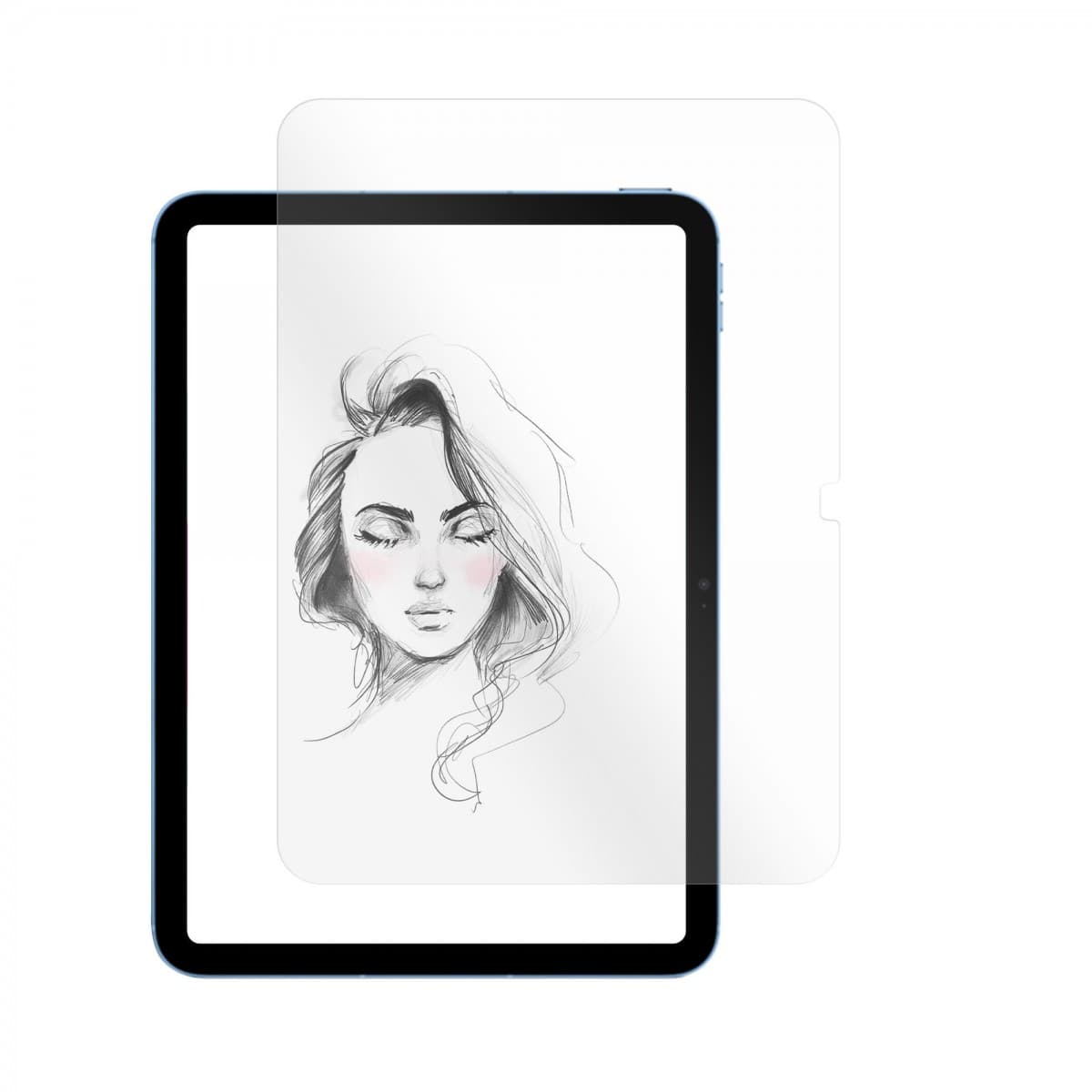 Ochranné tvrzené sklo FIXED PaperGlass Screen Protector pro Apple iPad 10,9" (2022), čiré - náhled 1