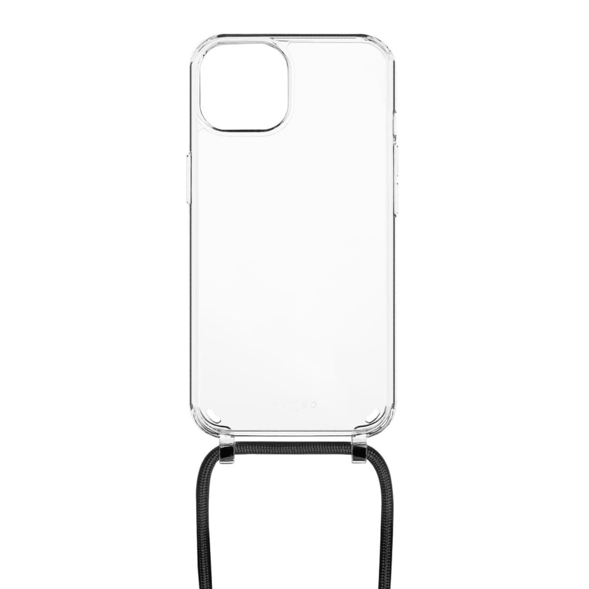 Pouzdro FIXED Pure Neck s černou šňůrkou na krk pro Apple iPhone 14 Plus - náhled 1