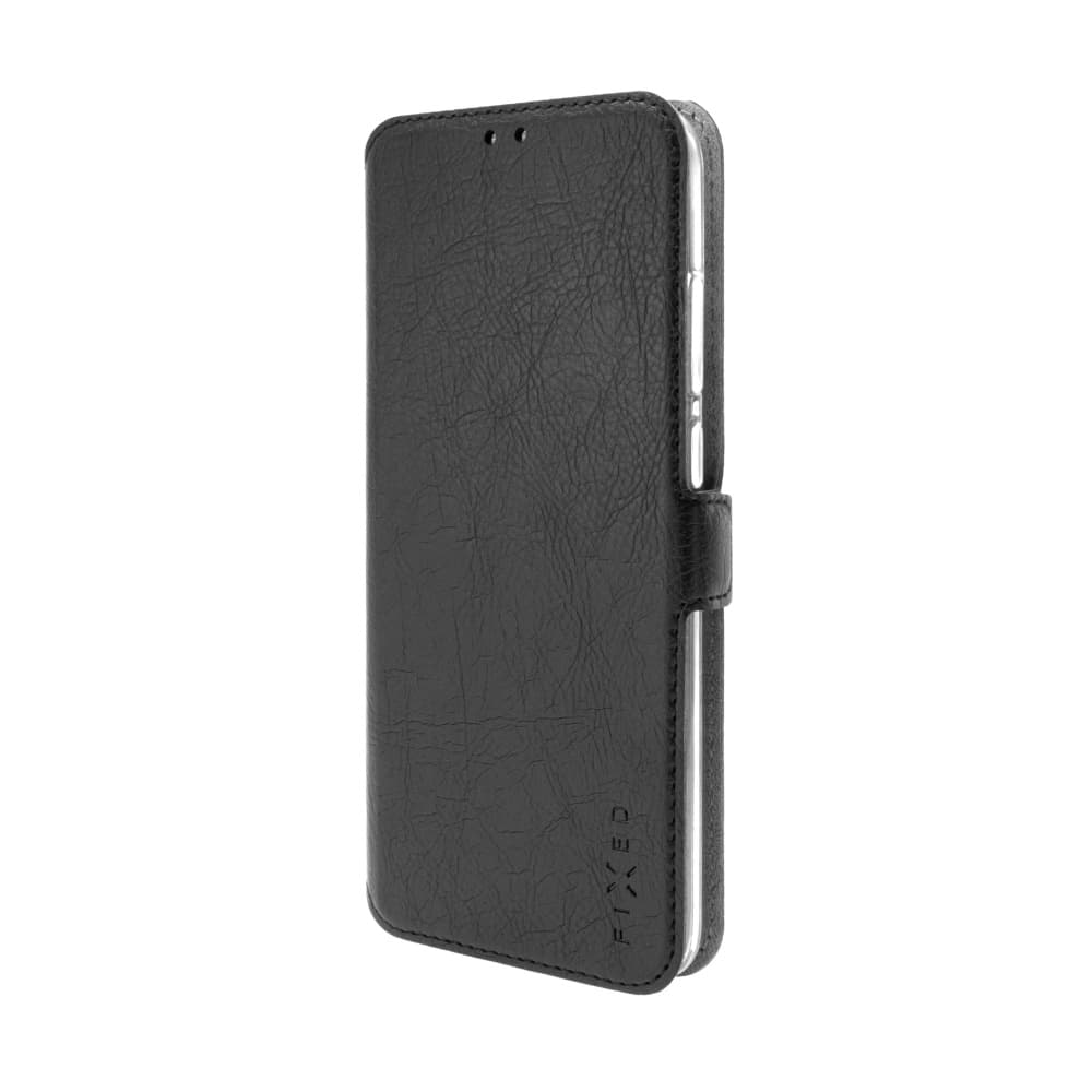 Tenké pouzdro typu kniha FIXED Topic pro Nokia C22, černé - náhled 1