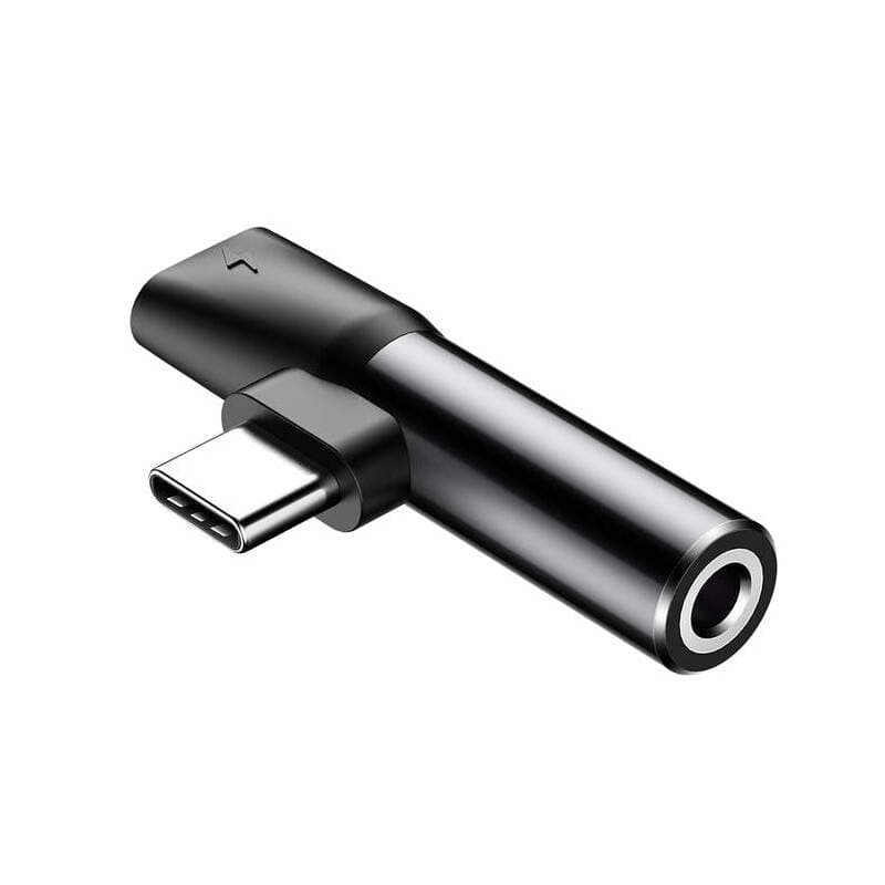 Adaptér Baseus CATL41-01 USB-C - 3.5mm Jack černý - náhled 1