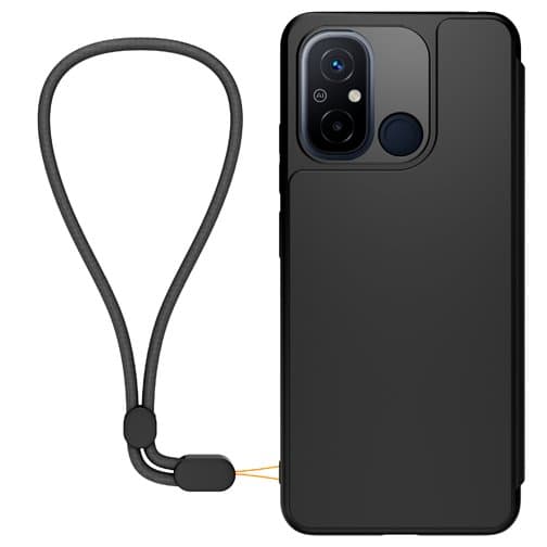 Knížkové pouzdro Made for Xiaomi na Xiaomi Redmi 12C s poutkem černé