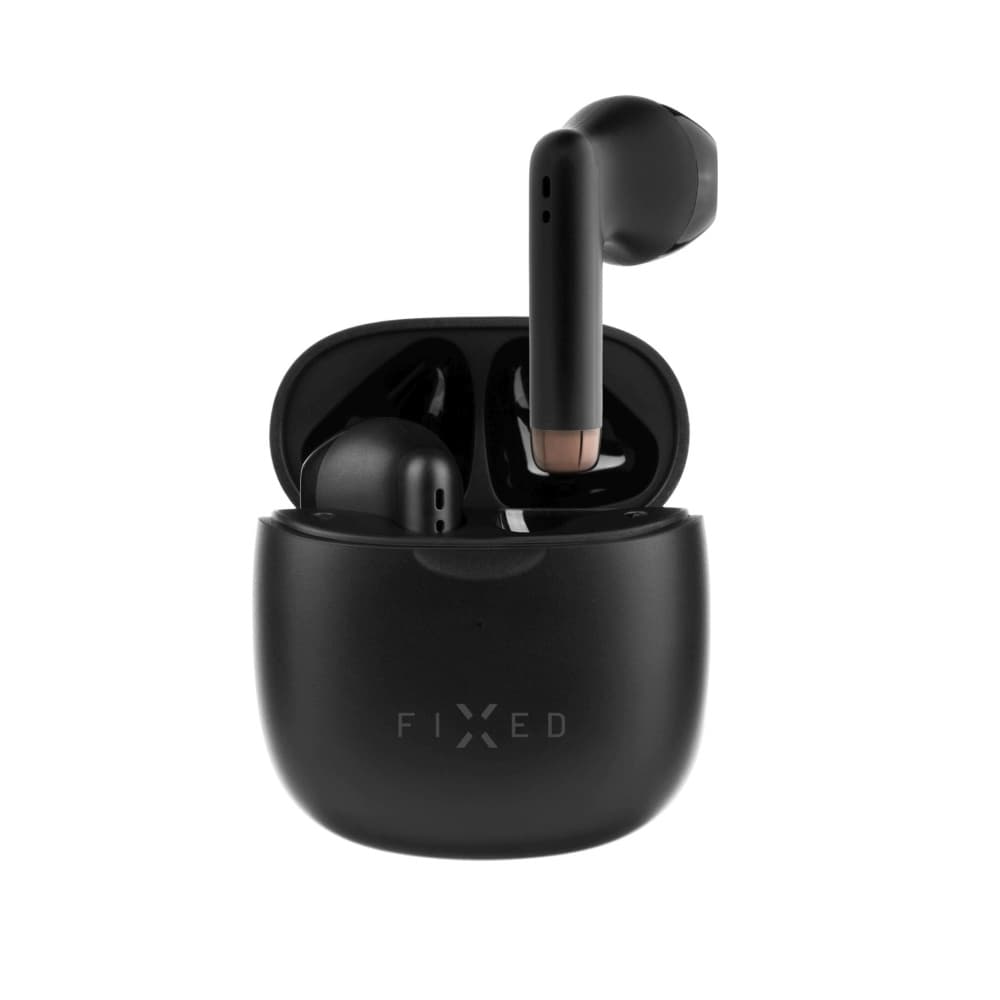 Bezdrátová TWS sluchátka FIXED Pods, černá - náhled 1