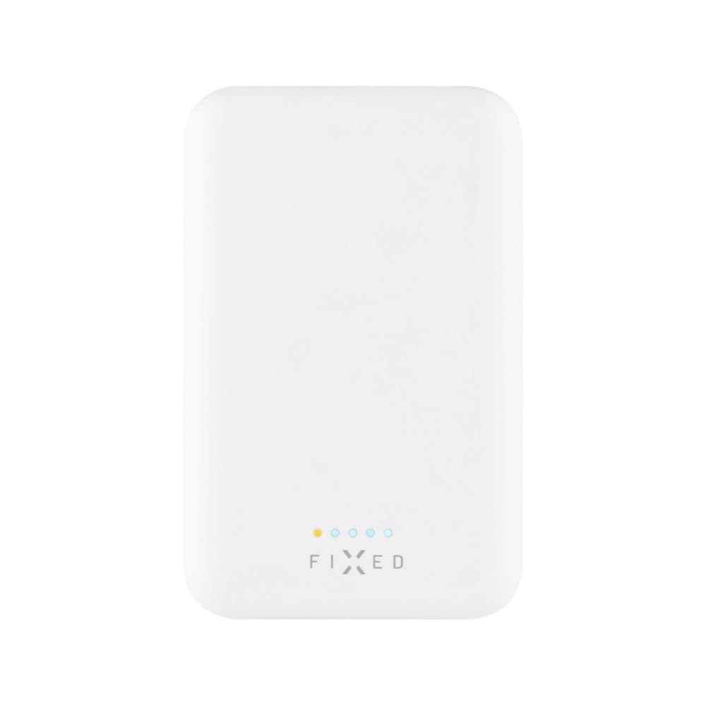 Powerbanka FIXED MagZen s bezdrátovým nabíjením a podporou Magsafe, 6 000 mAh, bílá - náhled 1