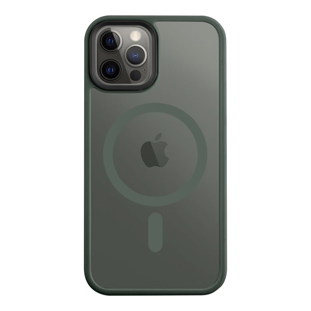 Zadní kryt Tactical MagForce Hyperstealth na iPhone 12 - 12 Pro tmavě zelený - náhled 1