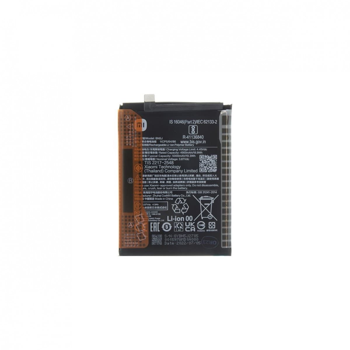 BN5J Xiaomi Original Baterie 5000mAh (Service Pack)