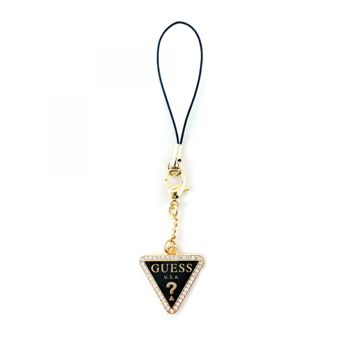 Přívěsek Guess Strass Triangle Metal Logo