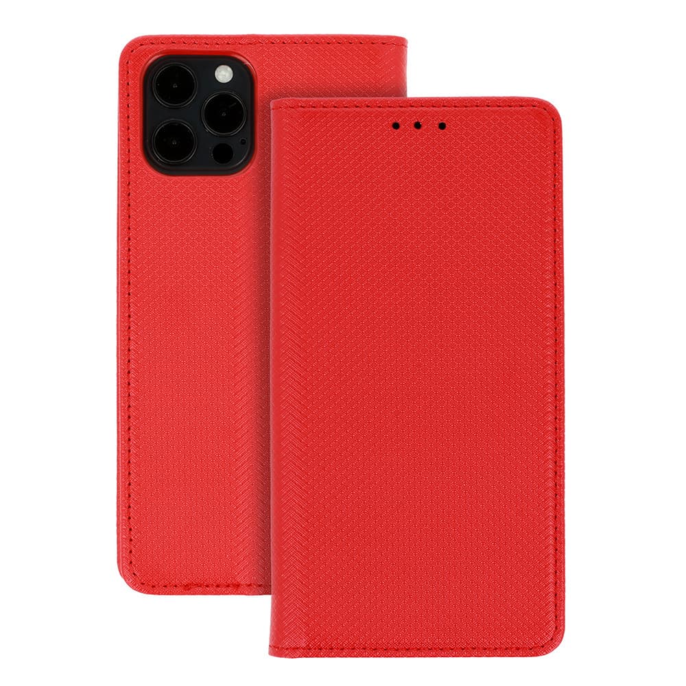 Knížkové pouzdro TopQ Smart Magnet pro IPHONE 14 PRO RED