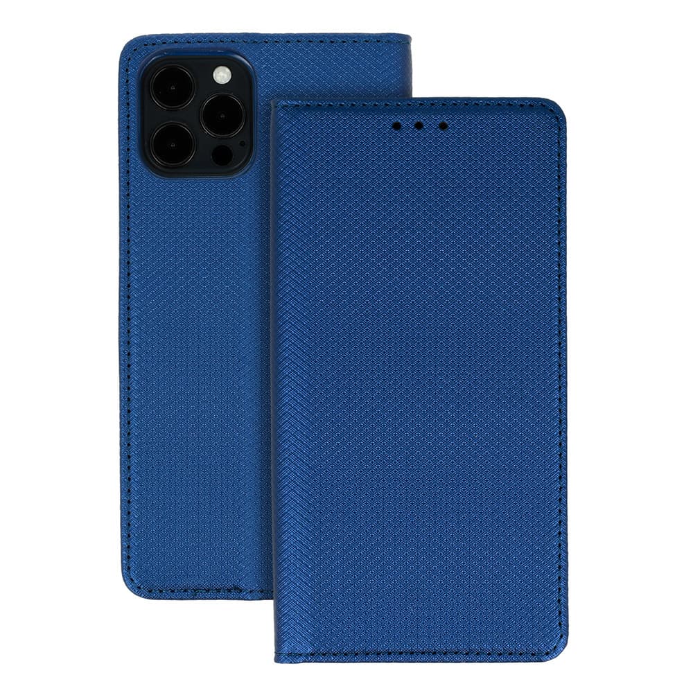 Knížkové pouzdro TopQ Smart Magnet pro IPHONE 14 PLUS NAVY