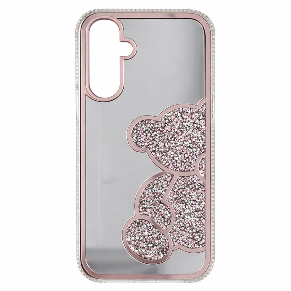 Zadní kryt Teddy Bear pro Samsung Galaxy S24/S25 růžový