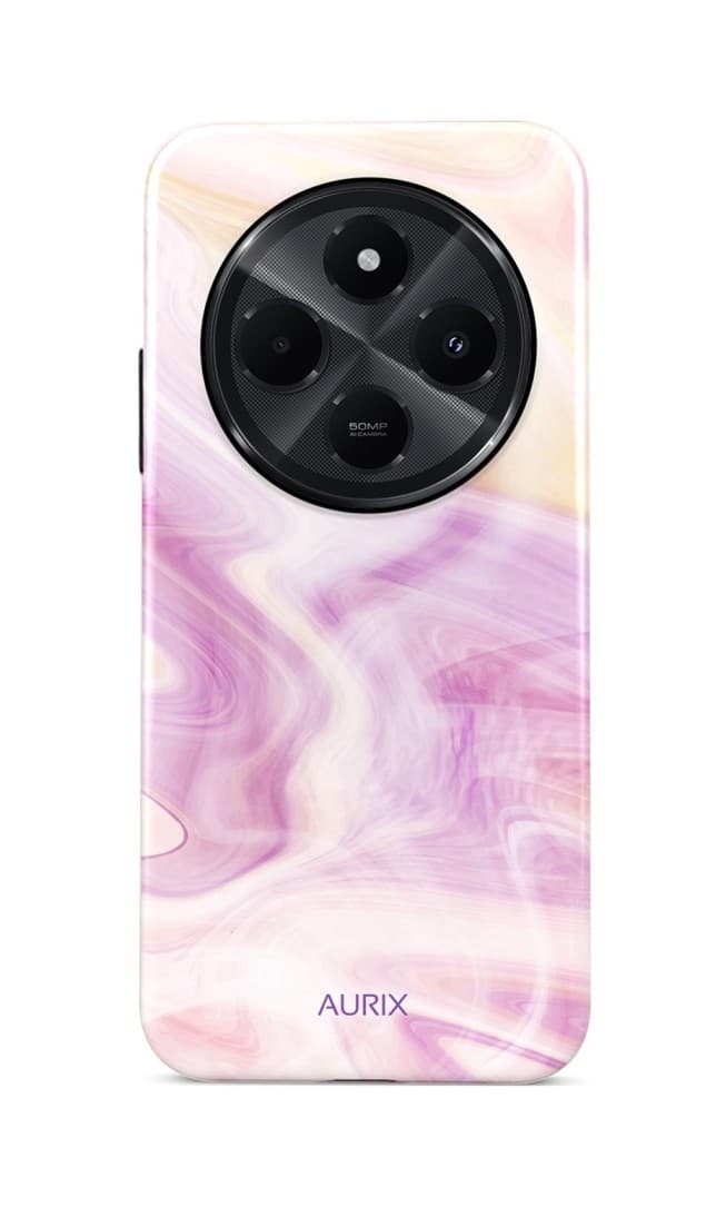 Kryt AURIX Xiaomi Redmi 14C pevný Pinky Wave 140119