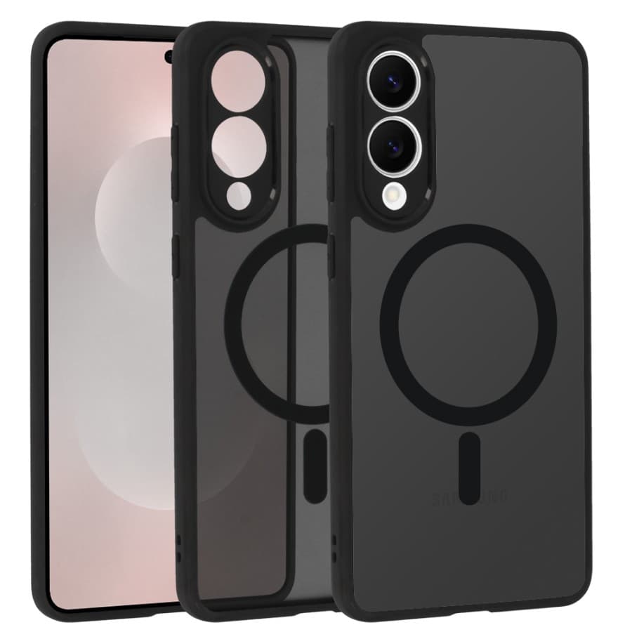 Zadní kryt Full Matte Mag Cover pro Samsung Galaxy S25 Edge black
