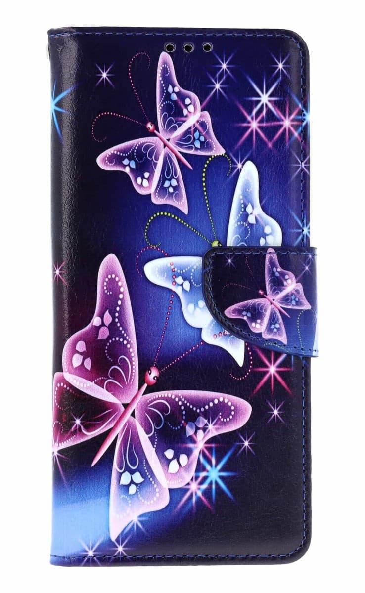 Pouzdro TopQ Xiaomi Redmi A5 knížkové Modré s motýlky 140188 - náhled 1