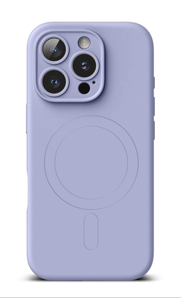 Kryt TopQ iPhone 16 Pro s MagSafe světle fialový 130202
