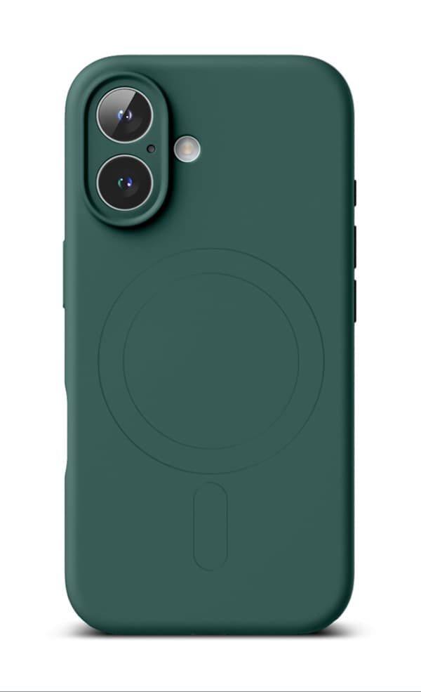 Kryt TopQ iPhone 16 s MagSafe tmavě zelený 130220