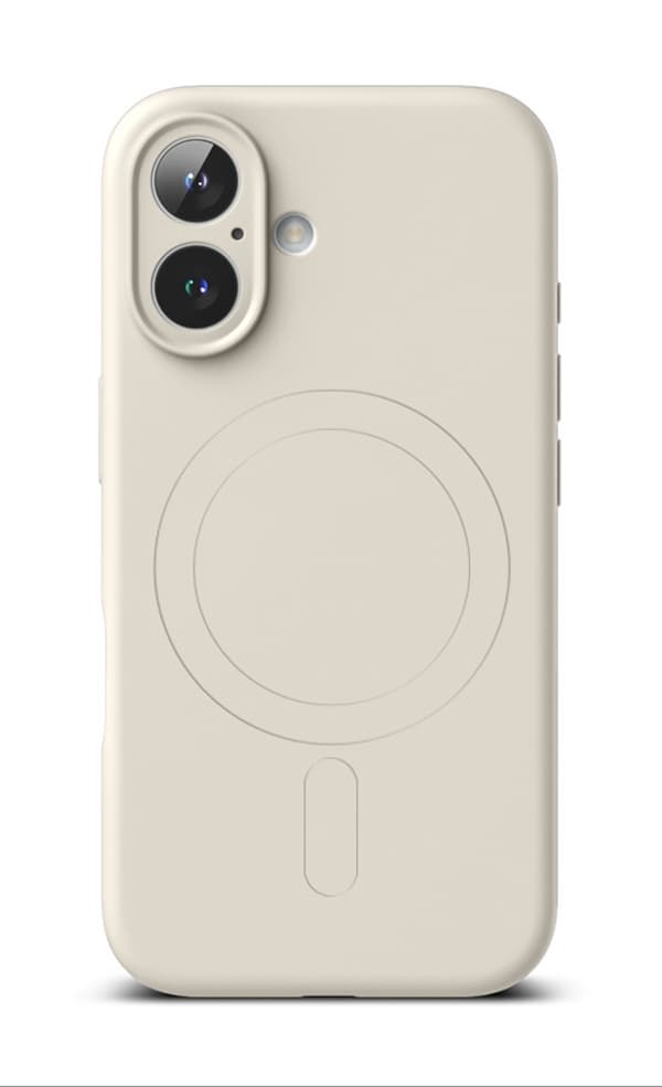 Kryt TopQ iPhone 16 s MagSafe béžový 130223