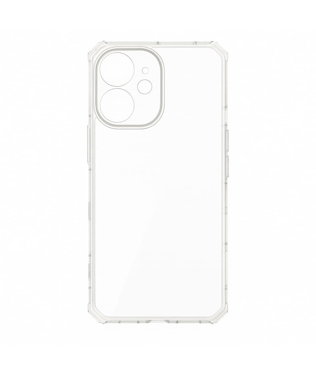 Zadní kryt Antishock pro iPhone 16 průhledný