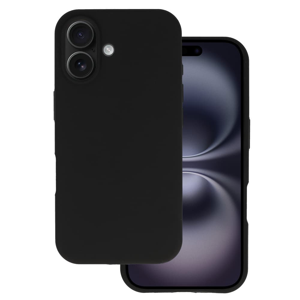 Zadní kryt Silicone Lite na iPhone 16 černý
