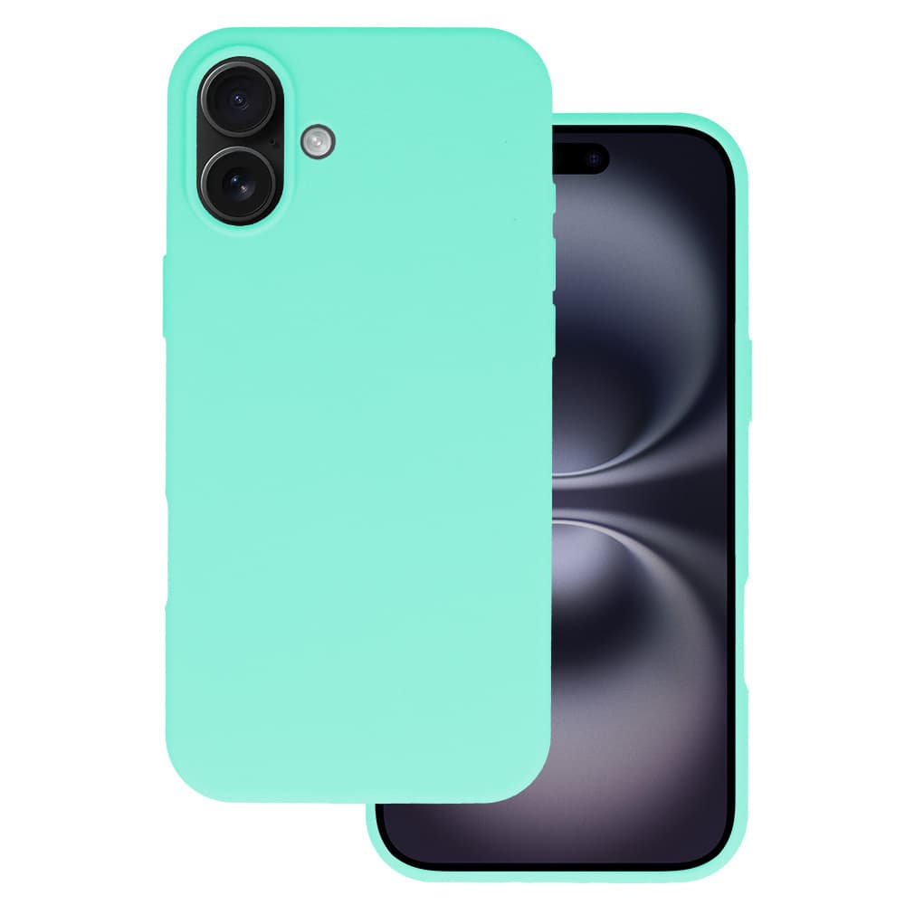 Zadní kryt Silicone Lite na iPhone 16 mint
