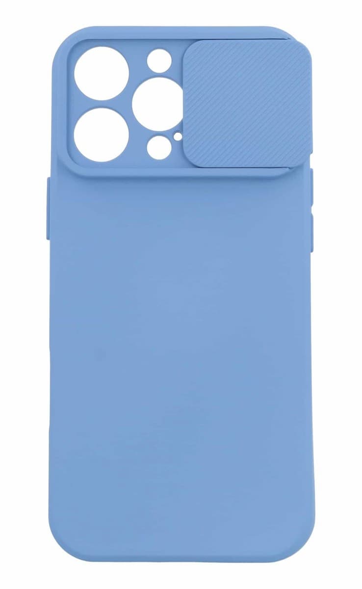 Zadní kryt Camshield Soft na iPhone 16 Pro světle modrý