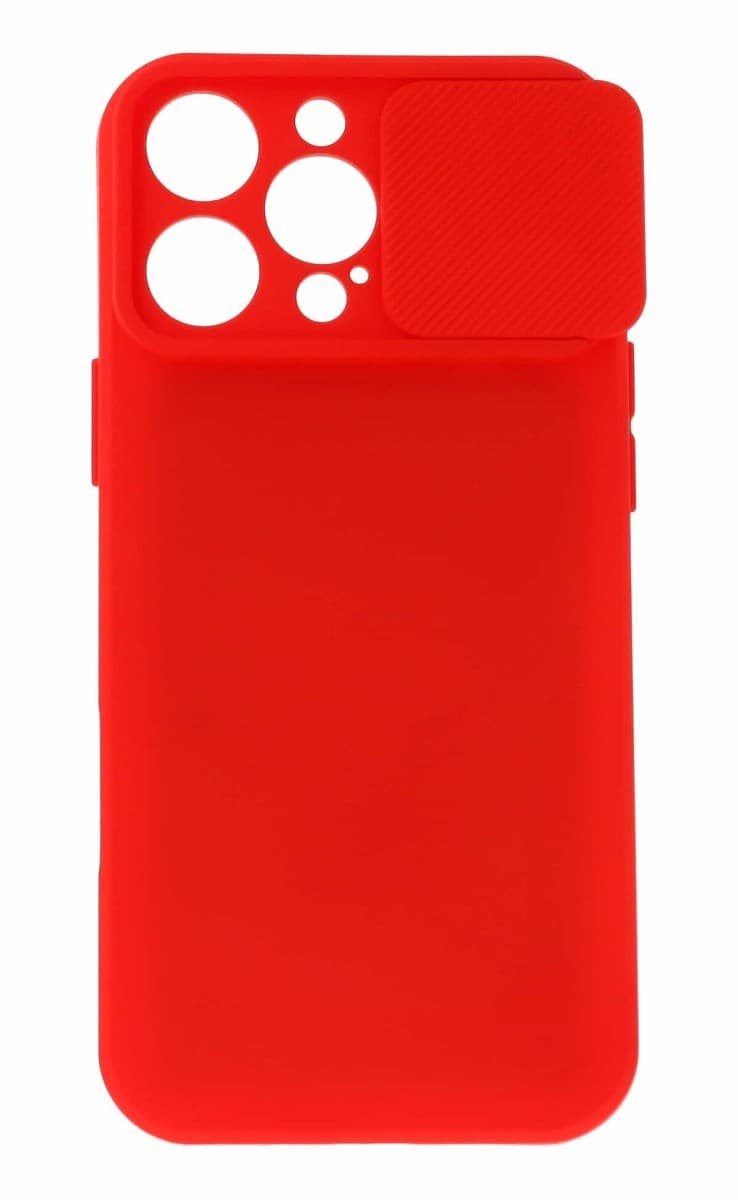 Zadní kryt Camshield Soft na iPhone 16 Pro Max červený