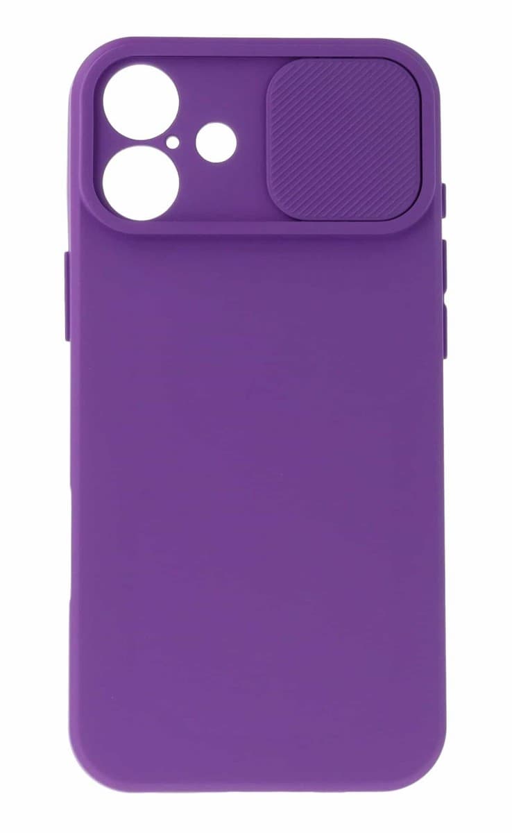 Zadní kryt Camshield Soft na iPhone 16 Plus fialový