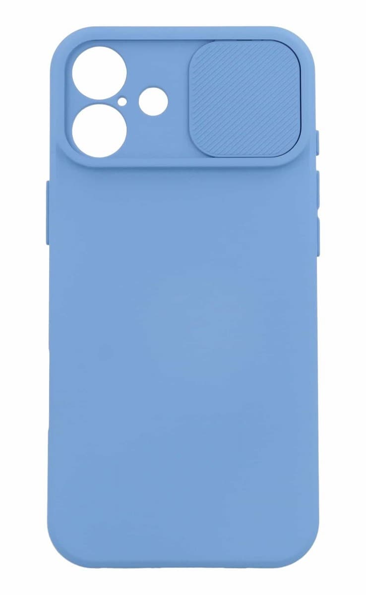 Zadní kryt Camshield Soft na iPhone 16 Plus světle modrý