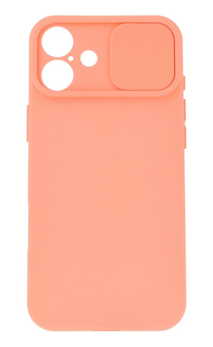 Zadní kryt Camshield Soft na iPhone 16 Plus lososový