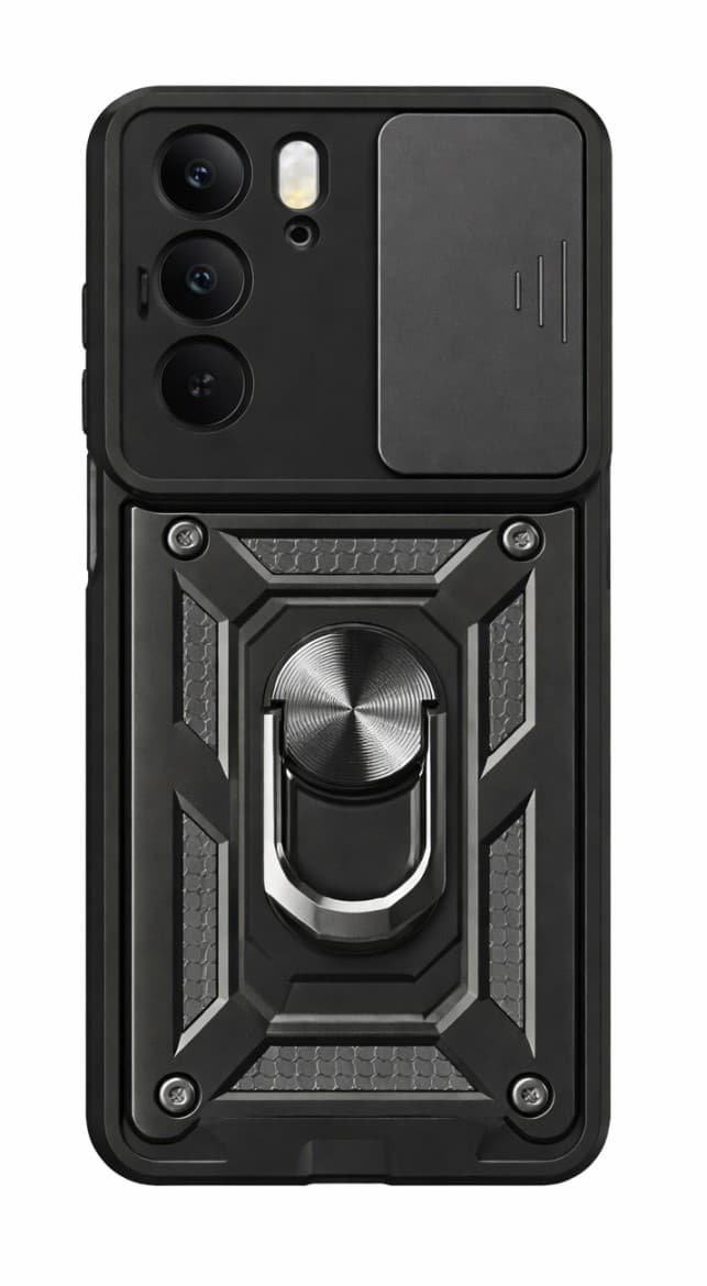 Ultra odolný zadní kryt Armor Lens pro Realme 14X 5G černý