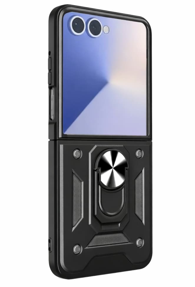 Ultra odolný zadní kryt Armor Lens pro Samsung Galaxy Z Flip 7 černý - náhled 1
