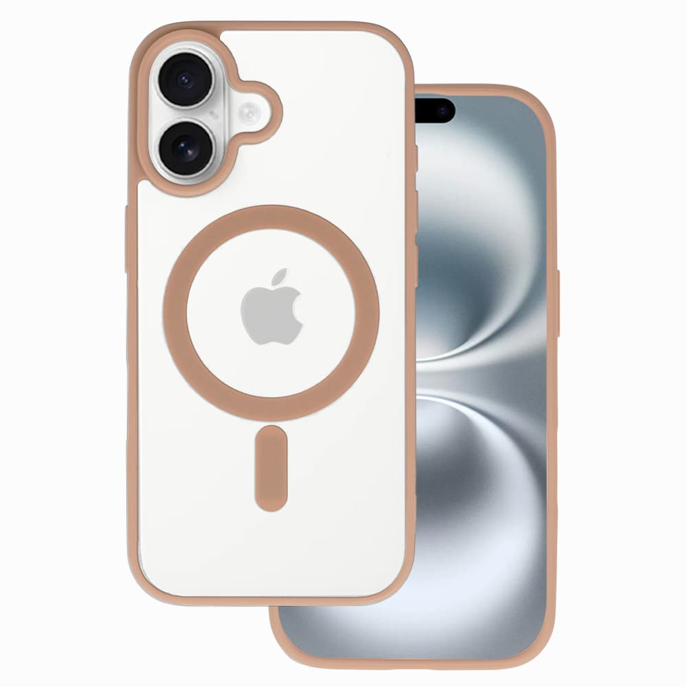 Zadní kryt Acrylic Color Magsafe pro iPhone 17 desert titanium