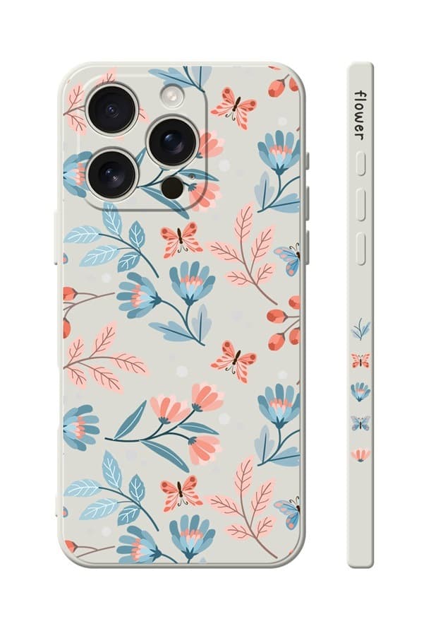 Kryt TopQ Design iPhone 16 Pro Max Romantické kvítky 130797