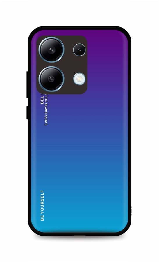 Kryt TopQ LUXURY Xiaomi Redmi Note 13 pevný duhový purpurový 120976