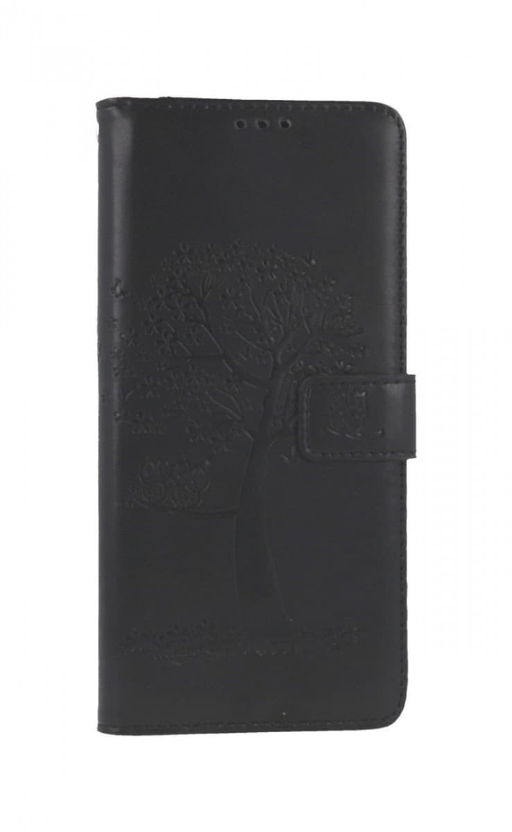 Pouzdro TopQ Xiaomi Redmi 10C knížkové Černý strom sovičky 81011 - náhled 1