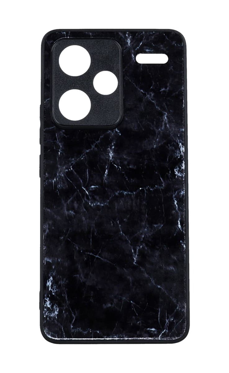 Kryt TopQ Marble Xiaomi Redmi Note 13 Pro+ 5G pevný Smoky Black 121022