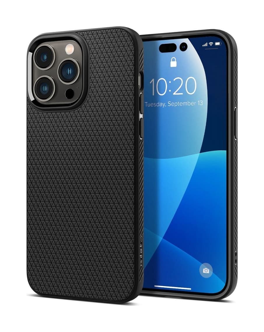 Kryt Spigen Liquid Air iPhone 14 Pro Max černý 81036