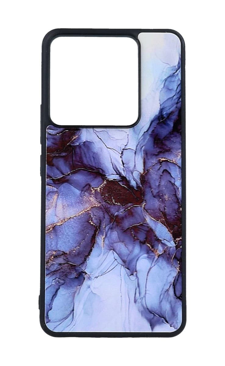 Kryt TopQ Marble Xiaomi Redmi Note 13 5G pevný Smoky Blue 121037